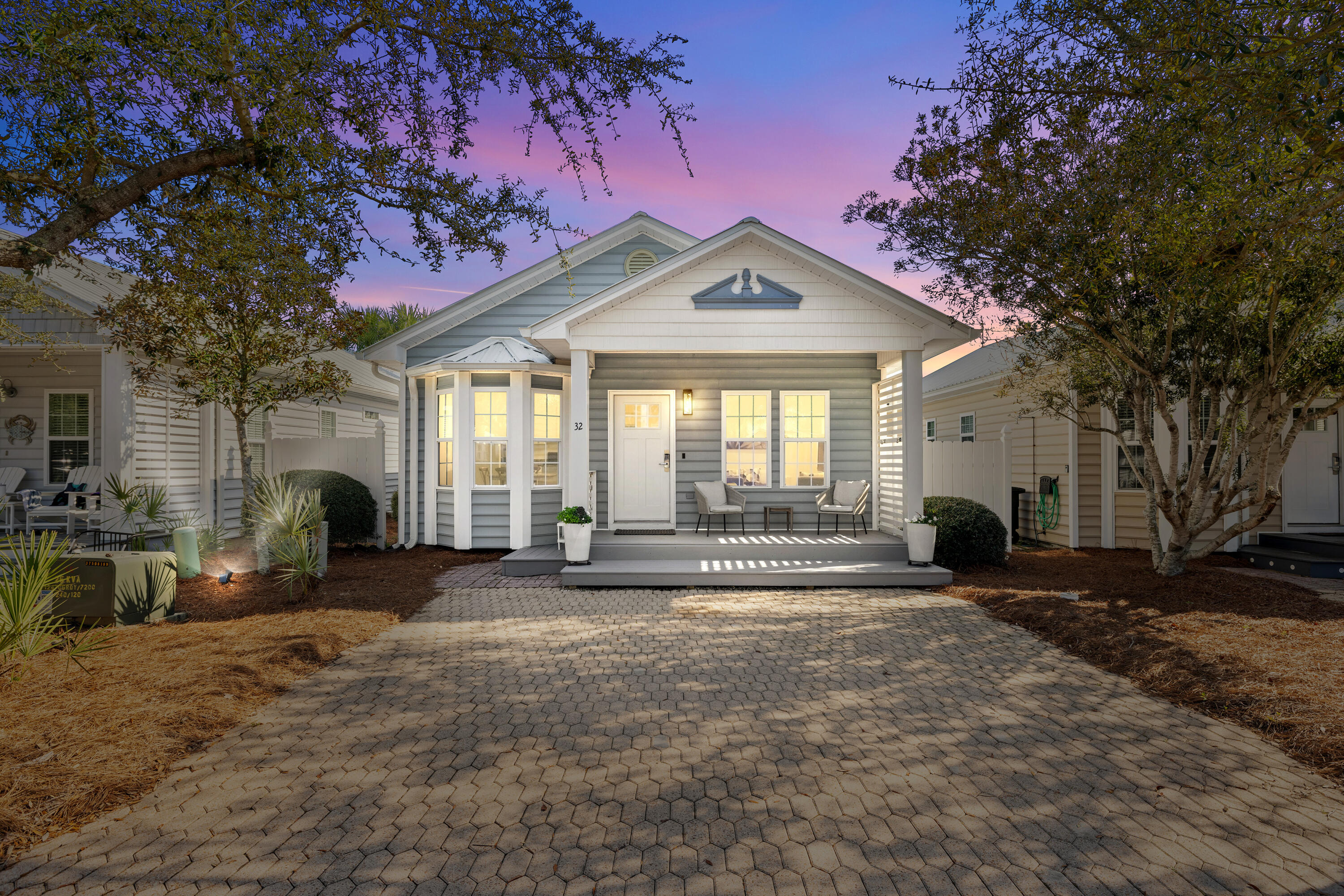 Under contract with a 72 Hour Kick-Out Clause,Welcome to your Seagrove Beach 30A coastal retreat! This charming cottage features a private fenced yard and stunning pool views, perfect for beach getaways--dogs included! A proven four year track record of rental income and turn key with all furnishings & bookings conveying.Nestled in a charming Seagrove Beach community cul-de-sac of cottages surrounding a community pool-just two blocks from the stunning 30A beaches! Vaulted ceilings and an open-concept layout create an airy and inviting space, complemented by luxury vinyl flooring throughout. Begin your mornings on the expansive covered front porch with coffee, then step inside to a light-filled living room dining area and open kitchen with breakfast bar enhanced with vaulted cei The kitchen, the heart of the home a granite breakfast bar overlooking the dining and living area, complete with a sleeper sofa for additional guests.
The primary suite boasts a king bed and private access to the fenced backyard, complete with privacy fencing and a raised deck for outdoor entertainment, grilling, and balmy breezes offering a peaceful retreat. The second bedroom is thoughtfully designed with bunk beds, perfect for extra sleeping accommodations.
Located in the charming Gulf Cove of Seagrove, this community is just two blocks from 30A and multiple beach access points. Enjoy the community pool with grills or take a quick bike ride - less than two minutes - to the beach. A short golf cart ride brings you to Seaside, while renowned dining destinations like Caf?? 30A and Surfing Deer are within an easy evening stroll.
For Bookings: https://www.vacasa.com/unit/27658
