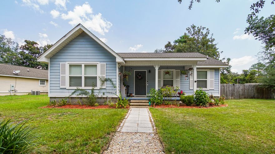 Welcome to the this charming 3 bedroom, 2 bath home in the growing city of Freeport, FL! Located in a desirable neighborhood, this property boasts a perfect blend of comfort and functionality.As you step inside, you'll notice the bright and airy open floor plan, complete with dining, living and kitchen all in one. The kitchen is equipped with ample cabinet storage and counter space, making meal prep a breeze. The three spacious bedrooms offer plenty of room for rest and relaxation, while the two bathrooms provide convenient access for all. Additional features include a cozy living room, perfect for family gatherings, and a private backyard oasis, ideal for entertaining.This home is just minutes from beautiful beaches, outdoor recreation, and all the amenities you need. Don't miss out on this incredible opportunity to own a piece of paradise in Northwest Florida! Also, Seller just had a NEW ROOF INSTALLED! Call Today! 
