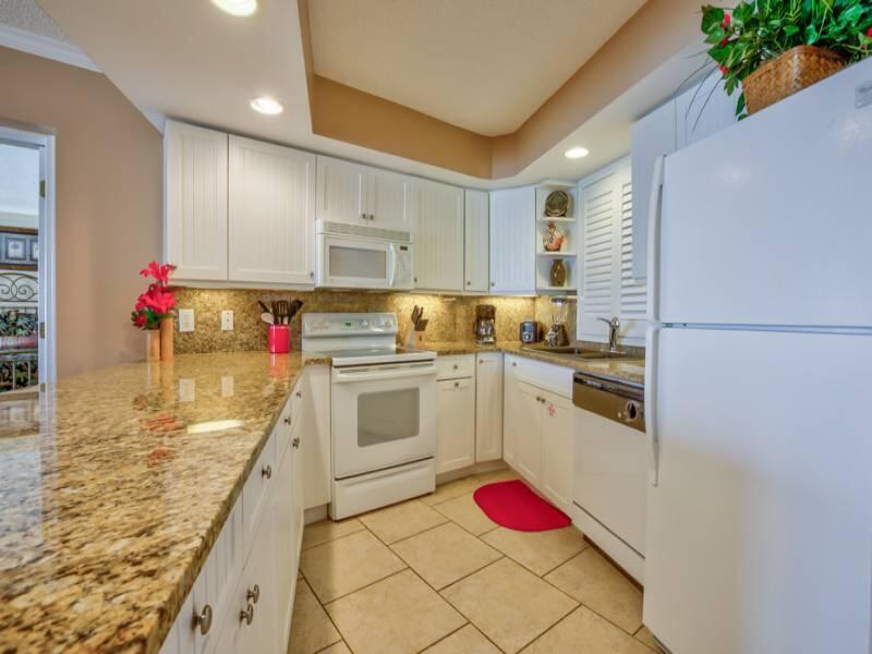 This remarkable condo boasts breathtaking  views and offers a top-notch beachfront location. This open layout provides an excellent space for entertaining all while enjoying views of the Gulf of Mexico. Two balconies provide you with the perfect place to take in the beauty of the white sand beach as you enjoy the sound of waves. The master suite offers privacy complete with its own balcony and spectacular views. Exceptional amenities include a seasonally heated pool, fitness center, basketball court and private beach access,