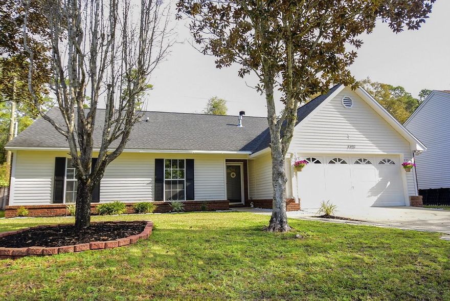 MOTIVATED SELLER!! GREAT LOCATION and MOVE-IN READY home in Parkwood Lane! Walk your kids to Bluewater Elementary! Within walking distance of shopping, banks, and restaurants. Nicely landscaped and freshly painted throughout, this low maintenance brick and vinyl home on a cul-de-sac features eat-in kitchen with stainless steel appliances and granite countertops, wood burning fireplace, and fenced-in, newly sodded back yard. Great neighborhood! Perfect place to call home!