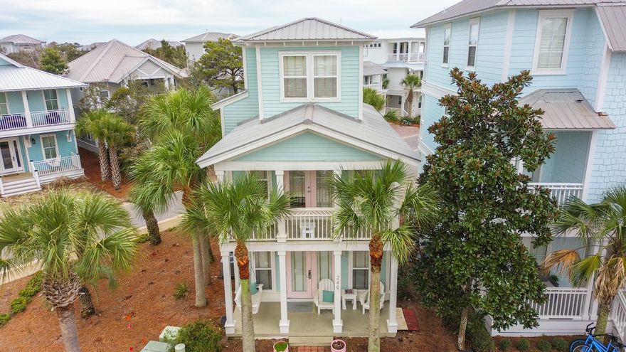 Your 30A getaway awaits in Seacrest Beach! Bring family and friends to your own personal retreat just steps away from  pristine sugar beaches. Enjoy an open concept on the main level for entertaining with a bright, updated kitchen and beautiful coastal furnishings. On the second level you'll find the primary bed and bath and a spacious bunk room with bath, with balcony access from the primary. The guest room is in the crow's nest and has access to a martini deck for watching those beautiful 30A sunsets. Lounge at the lagoon-style community pool, grill for a family dinner, hit the trails for a hike, or jump on the neighborhood tram for a 5-minute trip to the beach. This home is a fantastic short-term rental as well! All dimensions and fees are approximate. Buyer and/or buyer's agent to verify all details related to this property that may affect buyer's decision to purchase. Buyer or buyer's agent to request rental projection from property management companies of their choosing. 