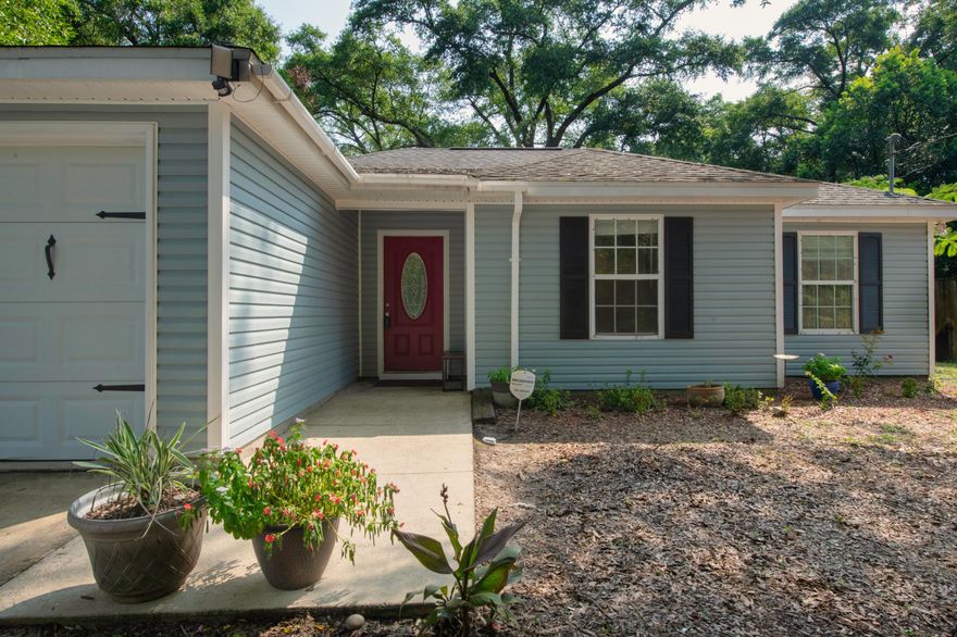 MULTIPLE OFFERS HIGHEST AND BEST DUE 7/31/2021 BY NOON.  Great starter home or investment property in the heart of Crestview.  Large corner lot with fenced in back yard. As you enter the front door you are welcomed by the spacious living room which flows into the dining room and kitchen.  The kitchen has lots of natural light and recently installed vinyl plank flooring.    The washer and dryer convey with the home in as is condition.  The master bedroom has plenty of room for all your furniture and the master bathroom has a handicapped accessible tiled shower.  The spacious back yard is fenced in and has an open patio and is perfect for pets or entertaining.