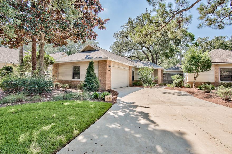 Meticulously maintained, one story home with a two car garage. Located inside the secure gates of Sandestin Golf & Beach Resort that offers a load of amenities such as a large private beach, four golf courses, world class tennis, a marina, Baytowne Wharf that includes plenty of restaurants, shopping, and entertainment. Home has plenty of upgrades including granite counters, nice kitchen appliances, coated garage floors with screen enclosure, tankless gas water heater, travertine tiled patio with fire pit, and more. Yard also includes mature Mandarin Orange tree and a Sambo Lemon tree. This is a must see home!