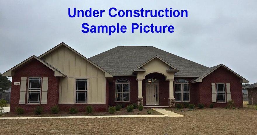 This popular floor plan features a grand 20'x20' Florida Room, a dedicated Breakfast Nook, a Dining Room, and an Office/Living Room. Quality handmade maple cabinets adorn the kitchen, complimented with recessed lighting overhead and under-mount lighting over the granite countertops. The Master Suite has large walk-in closets and a Granite double-vanity in the Bathroom, with a tiled Tub and Tiled shower w/ a half-glass wall. The front porch columns have a stacked-stone base, giving this beautiful home a kingly look! Ceilings have been raised an additional 1' for a grand sense of scale.