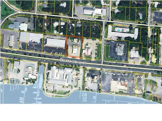 This property is excess vacant commercial land owned by the City of FWB.