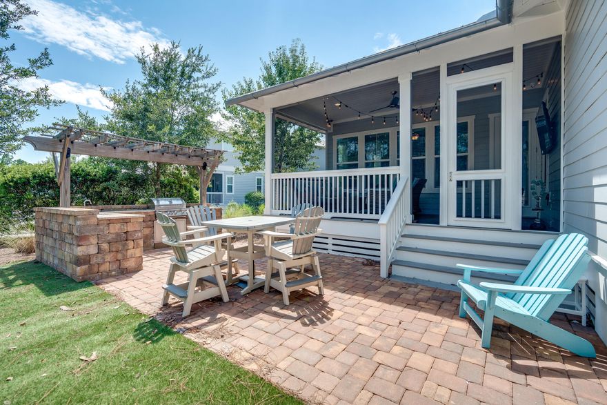 LOWEST PRICED HOME IN NATUREWALK!  Introducing 621 Flatwoods, a truly exceptional gem located in the coveted NatureWalk at Seagrove community on East 30A. This rare find boasts a one-story floor plan, a feature that's hard to come by in this area, and it comes complete with a spacious 2-car garage. The only one story, East 30A under $2m, this coastal haven offers an incredible value proposition.

What sets this property apart is its impeccable care - it has never been rented and has been used sparingly, primarily serving as a well-maintained second home. The result is a home that's in pristine condition, ready for you to move in and enjoy without the need for renovations or updates. Step outside, and you'll discover an outdoor kitchen and paver patio, perfect for hosting gatherings and enjoying the warm Florida sunshine. Additionally, this home backs up to a tranquil wooded preserve, providing privacy and a beautiful natural backdrop to your outdoor activities.

Inside, the primary suite is a true oasis, overlooking the serene nature at the back of the house. This space is flooded with natural light, creating a serene and inviting atmosphere. To top it off, the primary suite features a huge closet, offering ample storage space and adding a touch of luxury to your daily routine.

Nestled within the pristine community of NatureWalk at Seagrove, 621 Flatwoods offers not only an exceptional home but also access to a host of outstanding amenities. NatureWalk is renowned for its thoughtfully designed and lushly landscaped surroundings, providing a tranquil and picturesque setting for residents to enjoy.
As a resident of NatureWalk, you'll have access to a resort-style pool, perfect for cooling off on those warm Florida days. The community also features miles of scenic trails and pathways, ideal for leisurely strolls, bike rides, or morning jogs. For fitness enthusiasts, there's fitness stations, and the kids will love the playground. NatureWalk also has a trail to the beach making those sandy shores easily accessible.

This is your opportunity to own a piece of paradise in one of the most sought-after locations along the Emerald Coast. The convenience of a two-car garage, the beauty of one-story living, and the allure of East 30A living make 621 Flatwoods a rare find that won't last long on the market. Don't miss out - schedule a viewing today and make this your forever home in paradise.