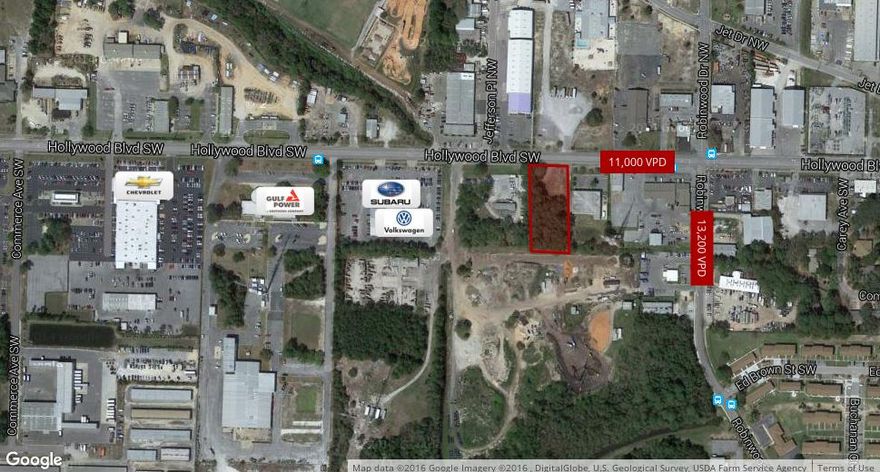Excellent opportunity to purchase +/-1 acre of industrial zoned land in Fort Walton Beach, Florida. The seller has an active development order and conceptual plans for a 10,500 SF warehouse/industrial building. The subject site is in close proximity to Gulf Power, several car dealerships, city department offices, and the core retail trade area in Ft. Walton Beach. The lot dimensions are 150' x 300'. Traffic counts are in excess of 12,000 vehicles per day.