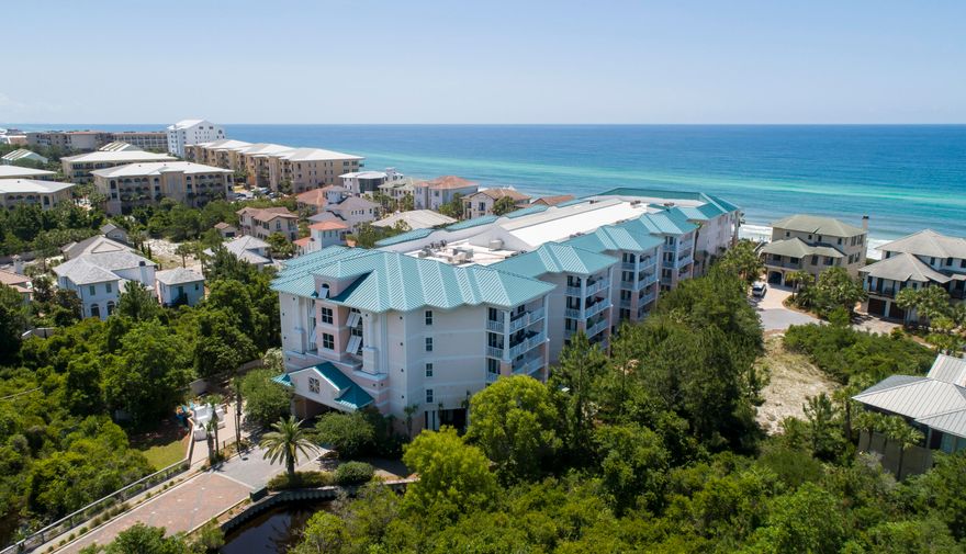 The Inn at Blue Mountain Beach is a gulf-front private & gated community located off of Highway 30A.  This beautiful first floor unit is just steps from the Gulf of Mexico and has 3 spacious bedrooms, 3 full baths, a large balcony off the main living area and a private balcony off of the primary bedroom.. This community offers a Gulf-front pool, hot tub, underground parking, on-site fitness center and an interior lobby.