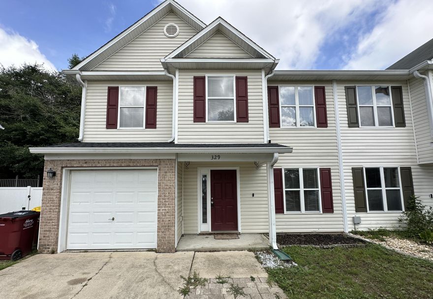 New Roof, water heater installed and brand new stainless steel appliances!!!! Forthis 5 bedroom 3 full bath end unit townhome Spacious kitchen with plenty of cabinets . Large living room great for entertaining family and friends. There is a guest bedroom and full bath on the 1st floor and the remaining rooms are upstairs. The spacious fenced in backyard.