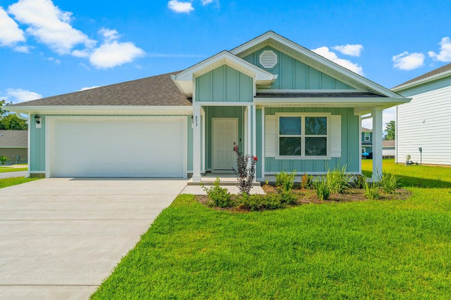 ntroducing this spacious 4-bedroom, 2-bathroom house located on a corner lot with large, fenced, back yard. This home offers upgrades throughout: granite countertops, LVP flooring, quiet close cabinetry, window treatments, security system and includes a washer and dryer! The open floor plan allows for plenty of natural light, creating a bright and inviting atmosphere. With ample space for entertaining or relaxing, this house is perfect for those seeking a comfortable and convenient lifestyle. Just over the bay in Freeport, this community has a fitness center, community pool, and community dock for residents to enjoy.**photos are before fence was added A Rental Application Fee of $70 for each applicant will be collected to initiate a credit screening and criminal background check as part of the application evaluation process. Beach Sunsets Inc charges a Tenant fee of $25 per month payable with rent.  Renter's Insurance is required;  Option available for $11.95 per month.  Pet Security Deposits are $500 PER PET and refundable if there is no damage at lease end. Pet Rent is $25 PER PET per month. At lease execution, security deposit(s), pet security deposit(s), and any lease required prepaid rent are due and payable. Your first rent payment is made the day you move in and due the 1st to 5th of each month thereafter. 