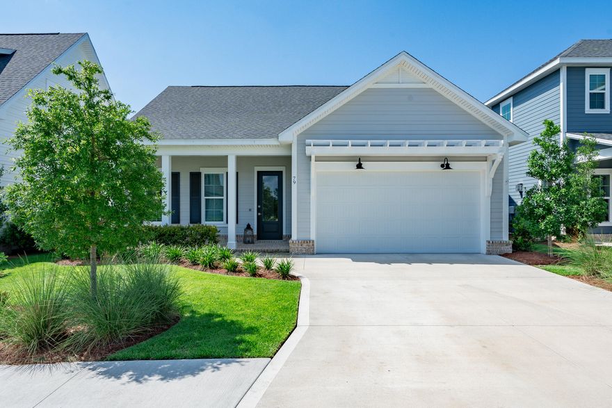 Welcome to Longleaf Park, a charming enclave within the sought-after Watersound Origins community! Presenting the Bella floor plan by Huff, this stunning home offers 3 bedrooms, 2 baths, and a 2-car garage. Designed with an open concept, it features 10' ceilings throughout, luxurious quartz countertops in the kitchen and bathrooms, stainless steel appliances, wood cabinetry with soft-close features, crown molding, and premium luxury vinyl flooring.This home boasts numerous upgrades including an exterior lot location, upgraded lighting, custom closets, epoxy floors and pull-down stairs in the garage, and enhanced window treatments. Longleaf Park is conveniently located near the entrance of the community, providing easy access to Watersound Town Center. Here, you'll find the largest Publix in the area, a seasonal farmers market, a variety of restaurants, and more.
Watersound Origins is one of South Walton's most coveted neighborhoods, renowned for its exceptional amenities, beautiful new homes, and prime location. Residents enjoy access to the Village Commons pool and fitness center, sports courts for tennis and pickleball, miles of nature trails, unlimited golf, and ample green space for outdoor activities. The newly developed Watersound Town Center adds to the community's appeal with its Publix Super Market, delightful dining options, healthcare facilities, and a seasonal weekly farmers market, all conveniently located at the neighborhood's entrance.

