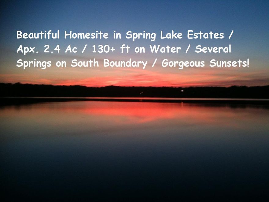 Great opportunity to purchase one of the few remaining lots in Spring Lake Estates (150+ ac lake), which is one of the most popular lakes in N Walton County! This apx. 2.4 acre lot has apx. 133 feet on the water. Lot has been cleared and partially developed to decrease slope towards water. Top portion has been filled, terraced and seeded in preparation for new homesite. There are several springs along the South border that flow down into the lake. The common area is located on Launch Rd, just off first entrance into S/D.  Common area includes community boat launch, picnic area, camping area with restrooms, gazebo. HOA only $200 per year! Schedule your appointment to see this beautiful lot today before it's gone!