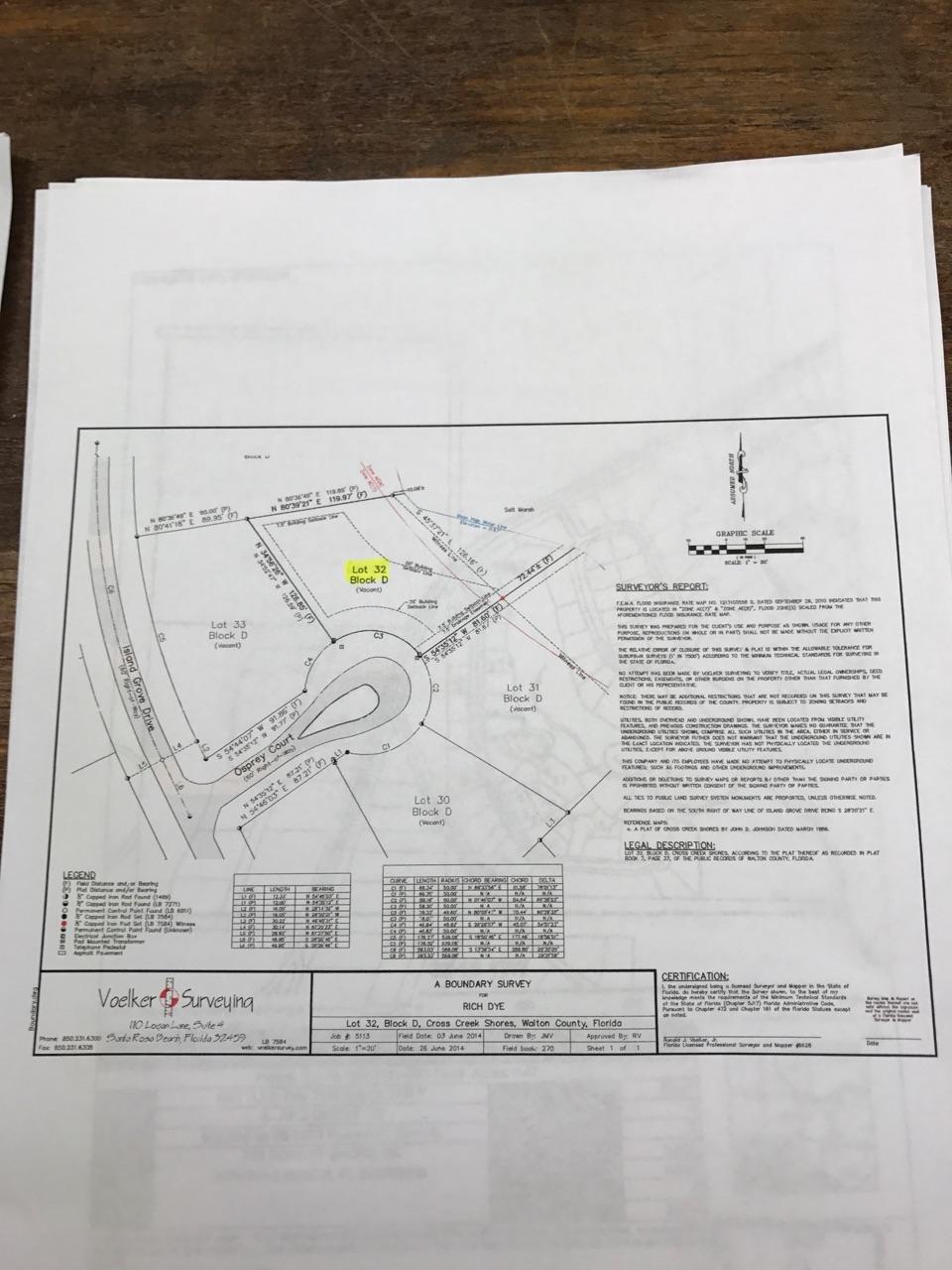 CROSS CREEK SHORES - Land