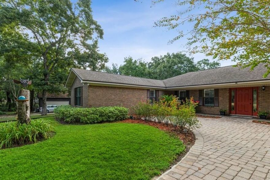 This brick 5 bdrm 3 bth home is one of a kind; proudly backing up to tranquil Sharon Lake! Conveniently distanced to Eglin and Hurlburt bases; as well as shops, the beach, and the bay! You will find this home nestled on over a half acre lot, that surrounds your own pool and dock. The enclosed covered porch leads to the paver patio and tier decking. Pride of ownership throughout makes this home move in ready with freshly painted interior, new engineered vinyl plank flooring in all living spaces. The large master has a luxurious remodeled bthrm with an oversized walk in shower; it's a true owners suite. Crown molding and plantation style shutters throughout make this home a real showcase!  A 30 AMP RV hook up on the spacious paver drive is an additional bonus. Welcome, your home is waiting!