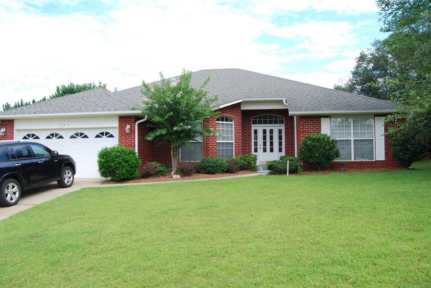 Great 4 bedroom home on a quiet cul-de-sac. Features an In-ground Gunite swimming Pool and Spa plus a covered pool cage. The Pool is a Saltwater Pool with a heater. House features Split Bedrooms, Formal Dining Room, Kitchen with a Gas Range, Side by Side Refrigerator, Dishwasher and Microwave oven, Breakfast Nook, Inside Utility Room, Covered Back Porch and a 2 Car Garage. The Lot is .31 acre and backs up to a wooded area. There is natural gas to the home with Gas Furnace, Gas Water Heater, Gas Pool Heater, Gas Fireplace and a Gas line for your Grill. The Master Bedroom has a large walk in closet, and the Master Bath has double vanities, Garden Tub and a Separate shower. A Great Home with a Great Price.