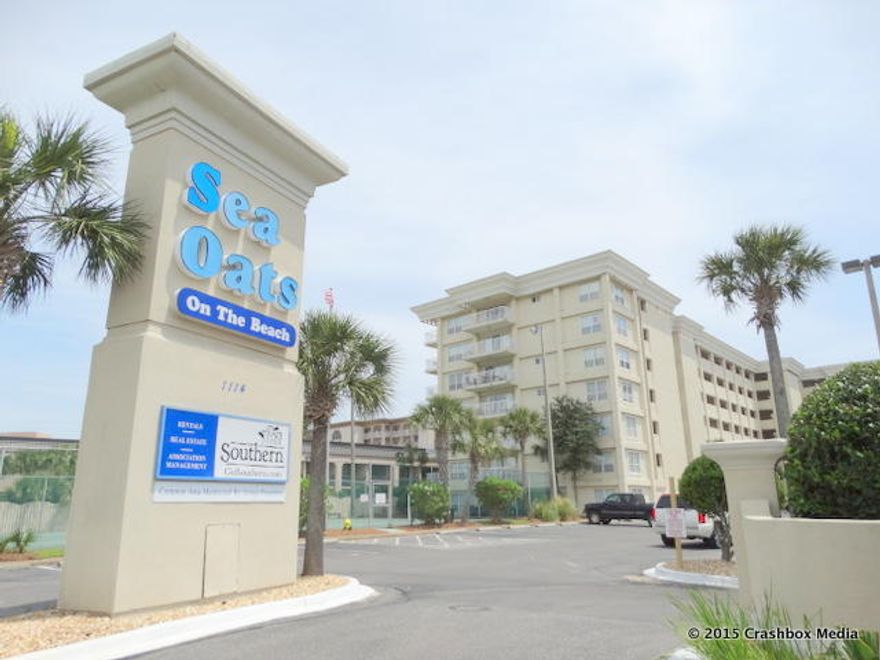 Possible owner financing up to 100%. Subject to buyer approval! - Penhouse level, corner unit condo is upgraded and move-in ready. Condo boasts granite counters, tile floors, stainless steel appliances, plantation shutters, and more. Sea Oats is a great investment or 2nd home property directly facing the Gulf with pool (heated seasonally), spa and tennis courts, community room, and fitness center. The property is close to all of the great things Oskaloosa Island has to offer including excellent seafood restaurants, the Gulfarium, the Boardwalk, and the fishing pier. Condo should leave nothing to be desired but it is being sold as is. All information is approximate and should be verified.