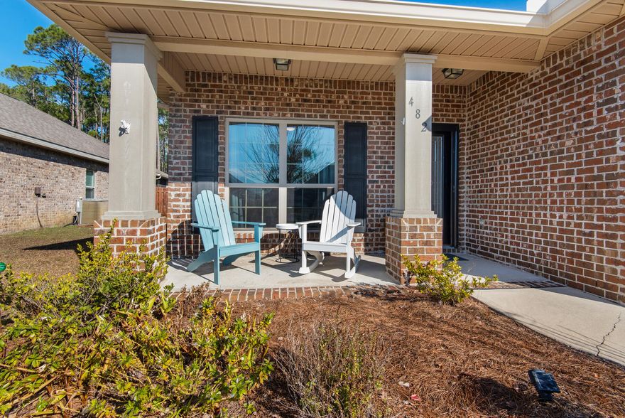 This 3 bedroom/2 bath home sits on a large private lot in the beautiful community of Driftwood Estates. Need a 4th bedroom? So did the current owners who converted the bonus room/study.  This open concept home has porcelain wood-like tile floors throughout with carpet in the bedrooms. Granite countertops in the kitchen and both bathrooms add a little luxury to the home.  Love the outdoors? The screened in back porch is a sanctuary that opens up to a brick patio with a built in brick grilling station. The backyard oasis backs up to a nature preserve and has a 10 x 10 storage building for all your gardening tools. Want a pool?  The large community pool and clubhouse are right around the corner. Driftwood is near Sacred Heart Hospital and the Sandestin Resort.