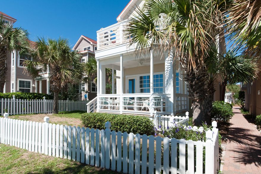 Exceptionally priced gulf-front beach house, within the gated community of Shipwatch, along Scenic Gulf Drive's quieter east end in Miramar Beach. With 5 bedrooms, including a full carriage house, the 3 level home presents sweeping gulf views from the decks of every floor of the main house. A charming breakfast area & open family area are on the 1st level with fireplace and a large guestroom with private bath. A courtyard entrance encloses the private pool sitting between the home and the garage & carriage house. French doors open from the living area to the screened porch. Within the main house are 4 bedroom, the master is gulf-front on the 2nd level. The detached carriage house with kitchen & additional bedroom is an exceptional amenity. See attached rental income projections of +$140K!