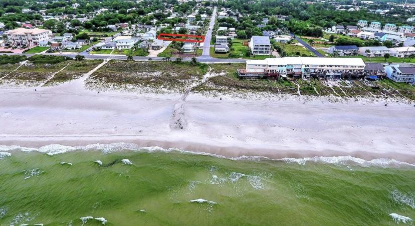 Build your dream home on the coveted West End of Panama City Beach. This extra deep lot in Laguna Beach measures 50 x 150 and is waiting for your creative vision. Enjoy views of the Gulf of Mexico and a convenient location footsteps to dedicated beach access, minutes away from Pier Park to the east and the amenities of the 30A corridor to the west. Gorgeous modern 3100 sq ft. house plans available for this lot.
