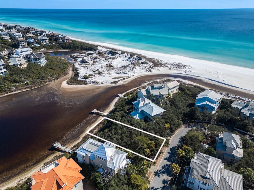 Seize the opportunity to own this highly sought-after vacant lot overlooking the pristine ''Dune Lake'' with breathtaking views extending into the Gulf.  Nestled in the beautiful GATED COMMUNITY of Old Florida Beach, this homesite offers the perfect blend of coastal serenity and natural beauty.