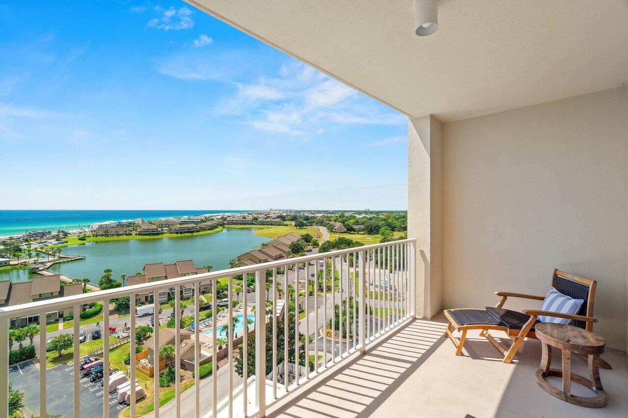 Beautifully maintained unit with sweeping views of the Gulf and the pristine white sand beach from the balcony. This one bedroom also has built in bunks and a sleep futon to accommodate guests and maximize rental potential. Tasteful decor throughout and fully furnished all your need are your personal belongings. A large kitchen with breakfast bar and stainless-steel appliances offers ease for meals enjoyed indoors after a day of fun in the sun. The master bedroom has a full bath while there is separate access to a second bathroom for guests. Convenient washer/dryer off of the bathroom for those wet towels and suits. Sold turnkey and ready for it's new owner to begin living the Emerald Coast dream with an abundance of amenities at your fingertips. The resort is located in the heart of Miramar Beach with restaurants, shopping, musical entertainment and all of the outdoor activities you need to make the most of your vacation, second home retreat or for those ready to live the Florida lifestyle year-round.