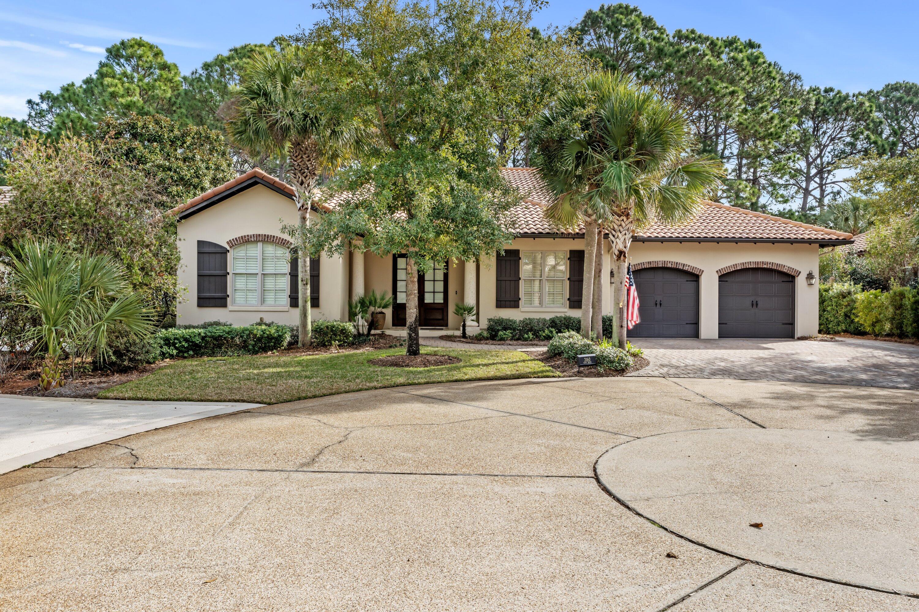 Come take a look at this exquisite ONE LEVEL home located within the luxurious neighborhood of Burnt Pine in Sandestin Golf & Beach Resort. This home is without a doubt a great deal for such a prestigious area & includes all the features one could want. The 2.5 car garage makes parking easy and you'll automatically notice the open concept layout and abundance of natural lighting once you walk through the front door. The stunning kitchen features Bosch appliances and is open to the main living area which features a stunning gas fireplace. Each bedroom has its own full bathroom offering an abundance of privacy. In the spacious master bedroom there's an office nook, walk-in closet, his and her vanities, and access to the back patio. Enjoy entertaining by the outdoor kitchen while overlooking