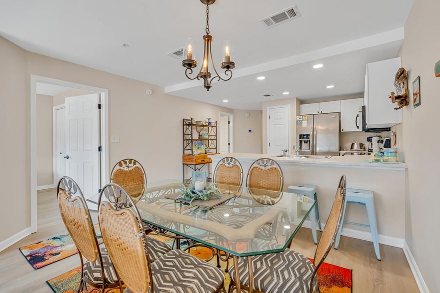 Discover the perfect coastal retreat in this beautifully furnished 3-bedroom, 2-bath condo located on the top floor of Ciboney in Miramar Beach. Ciboney is one of very few buildings that allow pets for Owners AND Guests - a huge benefit for vacationers!  With only four floors in the building, enjoy a peaceful, low-density atmosphere just steps from the deeded beach access and the sugar-white sands of Miramar Beach. Relax on your expansive balcony with breathtaking views of the Gulf, perfect for enjoying the serene coastal breeze. Sold fully furnished and equipped with a brand-new HVAC system, new washer and dryer, and fresh flooring throughout, this unit is turnkey and ready for immediate use. Other features include big laundry room providing ample space and convenience, spacious open concept living and dining area,large primary bedroom with balcony access and Gulf views. Enjoy the convenience of being minutes from local dining, shopping, and attractions. Ciboney also offers a community pool, tennis courts, pickle ball, and picnic areas for your enjoyment. Don't Miss Your Chance! Whether you're seeking a primary residence, vacation getaway, or an investment property, this Ciboney condo is a must see. 