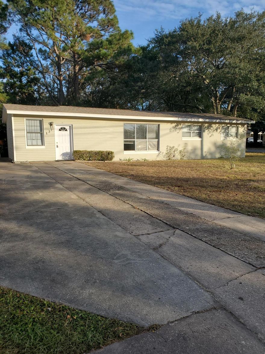 Renovated 3 Bedroom 2 Bath home on large corner lot, in the heart of Fort Walton Beach. Super convenient location, 5 minutes from Okaloosa Island, about 15 from Destin and Hurlburt Field AFB. Features Include: Vinyl plank flooring and fresh paint throughout, all newer appliances, washer & dryer hook-up, bonus area, and a large partially fenced backyard are just a few reasons to view this beautiful home.