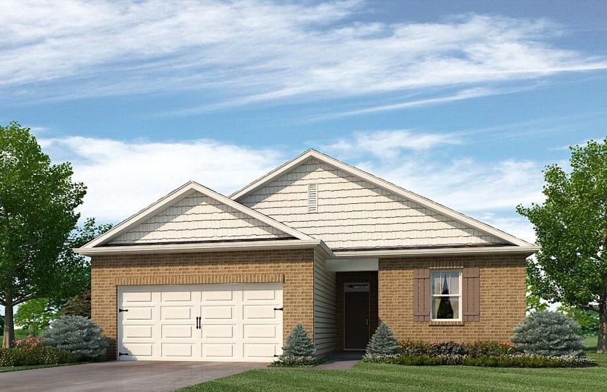 The Lismore is an awesome floorplan! It features a large kitchen to open great room floorplan, which is great for family gatherings and parties! The owners suite has a large walk in closet and is split from the rest of the bedrooms, the master bathroom has a shower only with a double sink vanity! This home is perfect for all your family needs, come see us today!