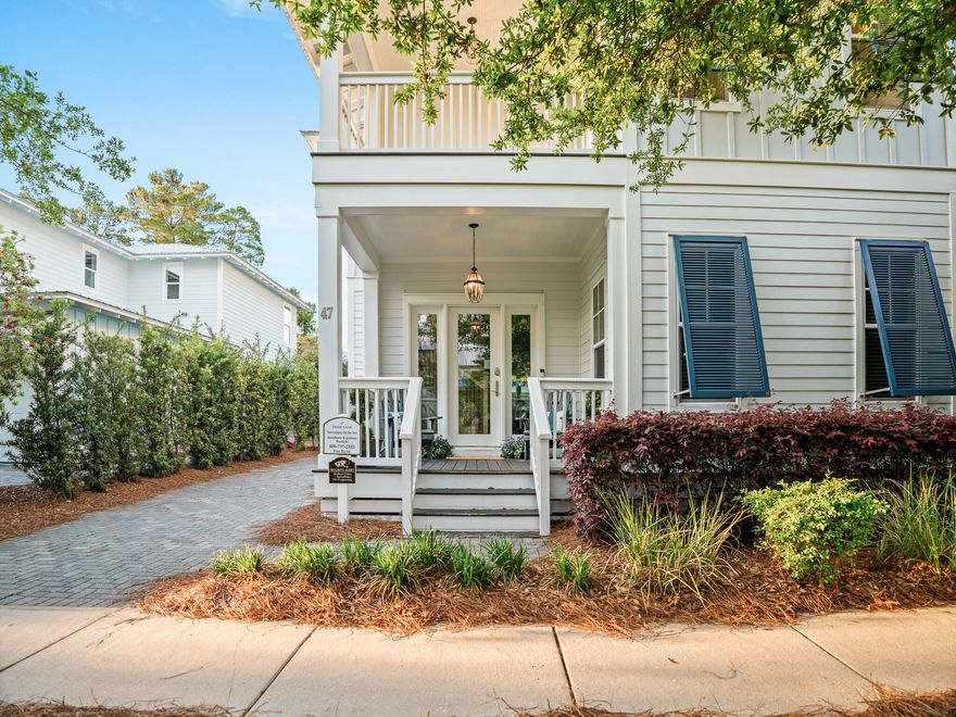 Situated on a peaceful cul-de-sac in the desirable Greenway Park neighborhood of Seagrove Beach, this stunning home is surrounded by picturesque oak trees, offering both privacy and natural beauty. Boasting 4 generously sized bedrooms, 3.5 bathrooms, and 2,412 square feet of meticulously designed living space, this residence is crafted with masterful construction and attention to detail. Offered fully furnished with custom pieces, this home is ready for immediate enjoyment. Located just moments from Seagrove's newest beach access at Eastern Lake Road and the exciting Greenway Station, where some of 30A's most popular dining and shopping options are found, this home is perfectly positioned for a lifestyle of ease and convenience. Inside, you'll find hardwood floors, custom cabinetry, quartz countertops, a gas range, and luxurious tiled bathrooms with frameless glass shower doors. The downstairs Master Suite includes a King bed, while the upstairs Master Suite offers a second King bed. Additional bedrooms feature one with bunk beds and another with a full bed. The home is finished with hardwood and tile flooring, and a durable metal roof, ensuring lasting quality. Outdoor spaces include covered balconies and porches, perfect for relaxation or entertaining, and an outdoor shower to rinse off after those family beach days. The home is just steps away from the community pool.

Designed for effortless entertaining, the open-concept living space flows seamlessly to the outdoor summer kitchen, featuring a new grill, outdoor fans, chandelier, wet bar, and cozy fire pit. The home includes two Master Suites, soaring ceilings, abundant natural light, and elegant designer lighting throughout. Whether you're looking for a family home, vacation retreat, or investment property, this residence offers unmatched versatility. The neighborhood also provides a resort-style community pool, a gazebo, and walking trails for your enjoyment.

