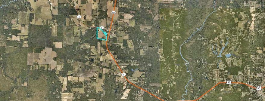 Discover a rare opportunity to own approximately 97 acres of prime land in the heart of Baker, Florida. Perfectly positioned for growth, this expansive parcel offers exceptional access to Highway 4, Highway 90, and the new I-10 interstate exchange currently under construction. It also lies near the future Northwest Crestview Bypass, placing it in a strategic location for both current convenience and long-term value.Currently used as farmland, the property is mostly cleared and free of dense brush or trees, making it well-suited for development. Zoned R-1, this land allows for up to four homes per acre and permits some non-residential uses, offering flexibility for a range of residential or mixed-use projects. According to flood zone maps, the land sits primarily in Zone X, with only a small portionestimated at 1-2%potentially classified as wetlands at the northwest corner of the property. Buyers are encouraged to perform their own due diligence to confirm details.
Whether you're an investor, developer, or someone looking for a sizable piece of land in a high-potential location, this property offers an incredible canvas with room to grow alongside the community. The small 4 acre piece east of Will Henry will not convey. It has already been sold.
