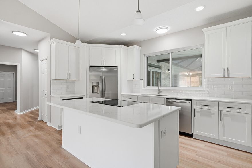 Professional photos soon! Turnkey Navarre gem with water views! Completely updated and move-in ready, this stunning 3-bedroom, 3-bath, 2-car garage home offers approximately 2,500 sq ft (MOL) in one of Navarre's most prestigious neighborhoods. Every major system has been done -- New roof & AC (2025), New hot water heater, and new paver driveway, so you can buy with confidence. Enjoy a 4-year-old pool, a fully remodeled interior with a brand-new kitchen, new flooring throughout, updated fans and lighting, textured ceilings, and beautifully renovated bathrooms (4 years ago). Situated on a great lot directly across from the water, this home delivers style, comfort, and peace of mind in a prime location