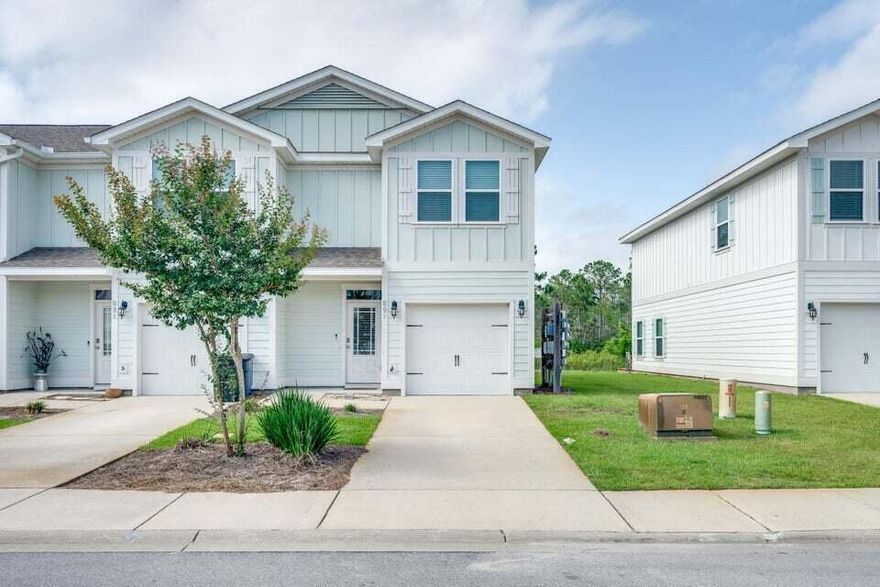 Premier location in coveted subdivision, minutes from 30A. Privacy and Nature views. Grab this pristine 3bd, 2.5ba Emerald Coast jewel. This is an end unit in the neighborhood which adds additional features unlike others: only one shared neighbor, steps away from nature trails and water views from the custom back deck. Granite countertops, LVP Floor throughout, Stainless appliances, 9'ceilings with lots of natural light, custom fixtures, shiplap accents and a master suite with custom barn door. Unfurnished with one car garage. Washer and dryer included. Unfurnished. A Rental Application Fee of $70 for each applicant will be collected to initiate a credit screening and criminal background check as part of the application evaluation process. Beach Sunsets Inc charges a Tenant fee of $25 per month payable with rent. Renter's Insurance is required; Option available for $11.95 per month. Pet Security Deposits are $500 PER PET and refundable if there is no damage at lease end. Pet Rent is $25 PER PET per month. At lease execution, security deposit(s), pet security deposit(s), and any lease required prepaid rent are due and payable. Your first rent payment is made the day you move in and due the 1st to 5th of each month thereafter.



