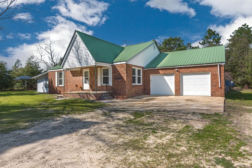 **Also avail. for Lease $1,275/mo with Purchase Option** See Below in ''Addl. Info'' Ranch style home placed on 1 acre. Recent HVAC. What we love about this house is the ''step down'' 12'x36' partially finished Florida Room which is in addition to the 1,600 sf of heated and cooled space, 2-car garage, & massive laundry room off garage. Majority of home is solid hardwood (original); Home is on Septic (2003) and city water; Copper Wiring and double pane windows installed. This home features two den / living room spaces, and an open concept kitchen. Kitchen and bathrooms have not been redone, and are ready for your design influence! No HOA, and plenty of room to park a BOAT or RV. Home is elevated, not on slab, with the garage on slab. Washer/Dryer, and refrigerator included in purcha