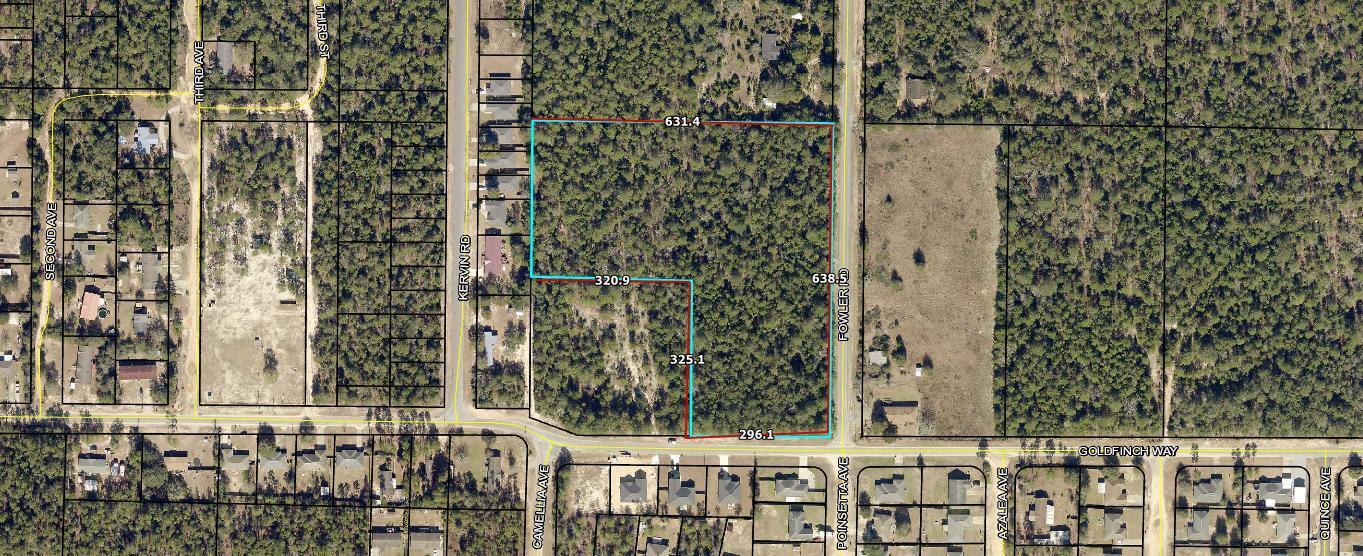 6.95 acres of Vacant and wooded land. Paved road on one side dirt road on 2 other sides. Survey available. Buyer to verify all measurements and pertinent information.