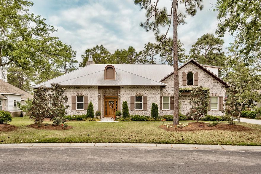 This beautiful custom home backs up to a private preserve that is non-buildable in highly south after Botany Bayou. The inviting foyer opens to the half-vaulted living space, entertainer's kitchen and breakfast nook. The kitchen features reclaimed oak beams, Wolf appliances and an elegant copper range hood. The master bedroom boasts high ceilings and large windows looking out to the private preserve. Split vanities with marble countertops, stunning clawfoot tub and large walk in shower make the master bathroom magazine worthy. Two additional bedrooms with adjoining jack-and-jill bathroom as well as a fourth guest bedroom with private bathroom can all be found on the first level of this amazing home. Above the garage you will be delighted to find the fifth spacious bedroom with large wal