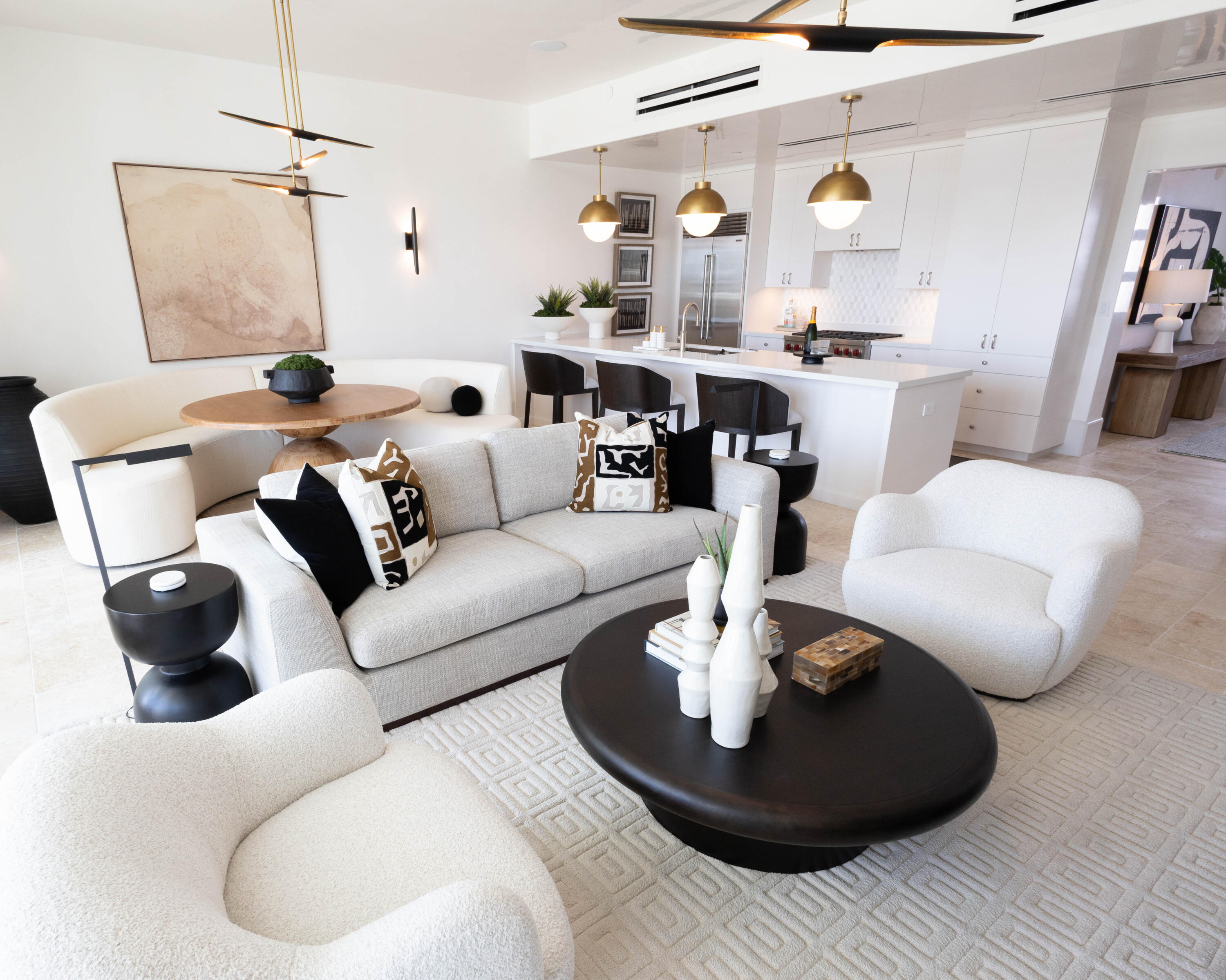 Welcome to Della 203, a beautifully decorated residence in Alys Beach. This fully furnished retreat spans 1,376 square feet of refined living space and 659 square feet of outdoor space, offering stunning views of the town center and turquoise waters. Designed by Moule & Polyzoides, Della features low-density living with just twenty residences, ensuring exclusivity. Enjoy exceptional amenities, including the Alys Beach Club, Caliza Pool, and Zuma Wellness & Fitness Center, all located near the vibrant Town Center. With luxurious finishes throughout, this turnkey property is a rare opportunity for both investors and homeowners. Inquire today to schedule a private viewing and embrace the coastal lifestyle you deserve!