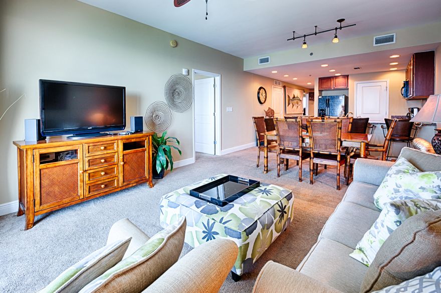 $35,000 RENTAL INCOME FOR 2015! Gorgeous luxury west end condo within walking distance to Pier Park! This fully furnished 2 bedroom 3 bath with bunk room sleeps 8 comfortably! This gem of a condo comes with granite counter tops, new paint throughout and beautiful decor! Other features include flat screen TV's, master bedroom with balcony access and tiled walk-in showers and black Whirlpool appliances! Sterling Breeze is one of a select few condos on the beach with a built in grill on the balcony! The amenities are numerous which include a gulf front zero-entry pool and whirl pool spa, poolside wine/snack bar, state of the art fitness center, pool side umbrella and beach chair service, community activity room and secured. In season, there is a pool-side tiki bar for your enjoyment