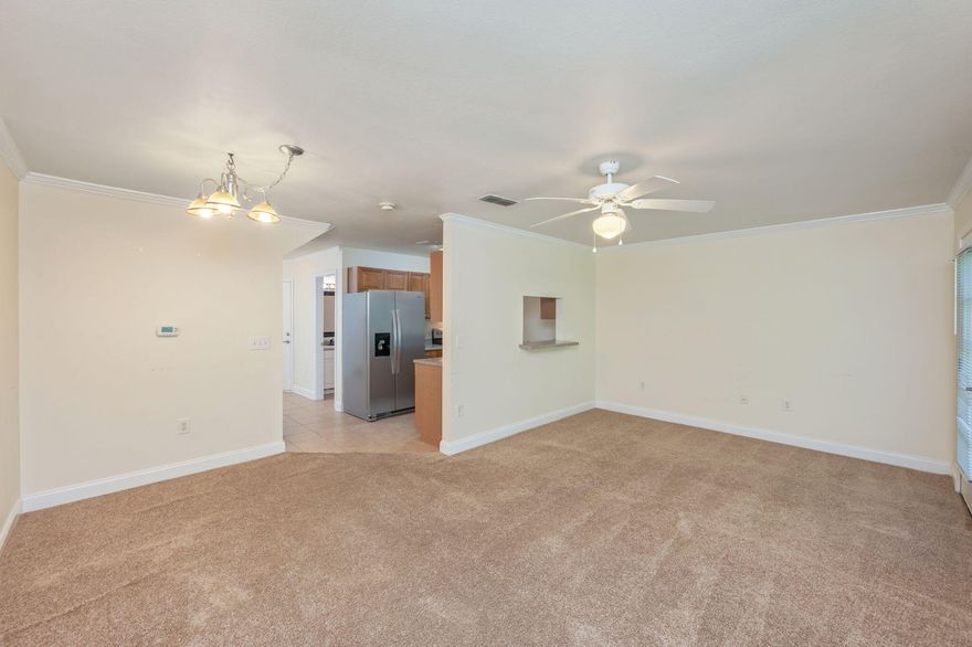 This pet-friendly rental offers comfort and convenience! This two-story property features 2 bedrooms upstairs, each with its own full bathroom--perfect for added privacy or a roommate setup. The spacious living room provides an inviting space for both relaxing and entertaining, while the kitchen is equipped with like-new stainless steel appliances for a modern touch.Enjoy the ease of yard work included in the rent, giving you more time to enjoy your home without the hassle of outdoor maintenance. With its functional layout and desirable features, this property is ready to welcome its next tenant.