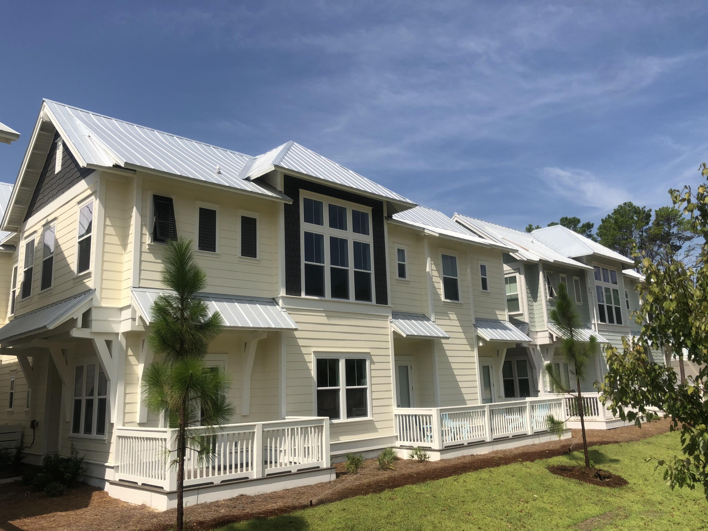 The Cozumel Triplex Townhome floor plan is uniquely designed to feature 3 bedrooms and 2.5 bathrooms with a 2 car garage. Home features include 10ft Ceilings, hardwood floors, granite countertops, and stainless steel appliances to name a few. The Town of Prominence is located on HWY 30A between Seagrove and Alys Beach. Residents will enjoy easy access to a beautiful Town Center, Resort style pools, Fitness Center and Private Shuttle Service to the beaches of 30A. ''The Hub, the community's town center includes restaurants, shops, and an amphitheater with covered event pavilion, a cinema screen for movies as well as a stage for concerts and events.