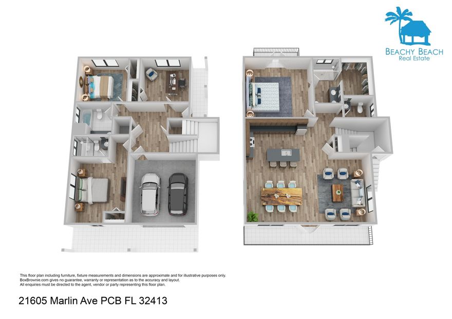 New construction beach house in the heart of Panama City Beach, thoughtfully designed to combine elevated coastal style with modern comfort. This open-concept home features a spacious living and dining area, a well-appointed kitchen with quality finishes, and a covered balcony ideal for enjoying coastal breezes and indoor-outdoor living.The private inground pool creates a resort-style outdoor setting, perfect for relaxing or entertaining. Elevated construction, a metal roof, and durable exterior materials enhance both design and longevity. The attached garage provides ample space for vehicles, beach gear, or a golf cart, adding everyday convenience to coastal living. The home is being offered fully furnished, providing a turn-key opportunity for a seamless transition into ownership.  The flexible layout offers strong appeal for a primary residence, second home, or income-producing use, with accommodations well-suited for hosting guests. Ideally located just minutes from the beach, Pier Park, dining, shopping, and popular attractions, with easy access to 30A, Camp Helen State Park, and Northwest Florida Beaches International Airport.

This beach house delivers lifestyle, location, and long-term value in one of Panama City Beach's most desirable settings. 