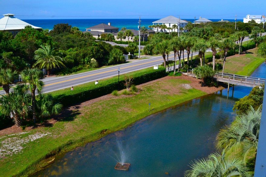 TOP FLOOR, EAST END UNIT at Gulf Place Caribbean! Two Bedrooms, Two Bathrooms, Bunks Beds, Private entrance, large wrap-around balcony offering Gorgeous Panoramic Gulf Views! Turn-key, fully furnished with upgrades including both bathrooms, interior 'hardwood' floors, Kitchen Island with quartz counter tops, elegant backsplash, stainless steel appliances, custom cabinets, lighting, faucets, and window treatments throughout! Kitchen pantry and washer & dryer. Place Caribbean has a pool (heated) and Gulf Place is an amazing ''all-inclusive' pet friendly coastal resort with 3 deeded beach accesses, 3 swimming pools, 2 tennis courts, BBQ Grilling areas, shuffle board & corn hole courts, outdoor amphitheater, cafe, restaurants, shops, art galleries, & Ed Walline Beach Park with lifeguards