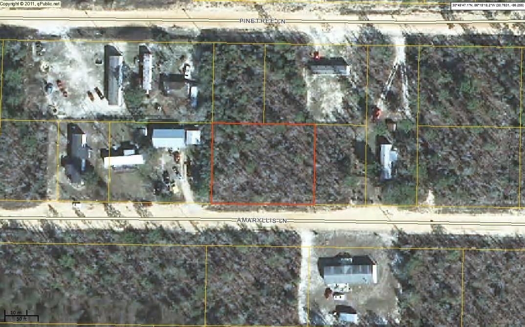 Affordable price on 2 lots in growing Mossy Head. Public water is available but will need tap fee paid. Electric also available and homes nearby. Septic would be required.