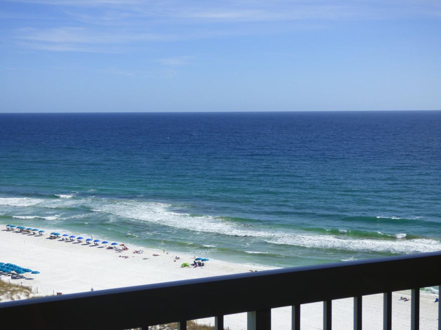 Outstanding Premium unit with upgraded cabinets, granite counter tops and large tile on the diagonal throughout. Bathrooms have updated vanites with gorgeous granite. Large 55 inch TV in living room. Custom paint in master bedroom and beautiful crown molding with transoms above the doors in the living area. Wainscoting and beveled mirrors bring the essence of the emerald green waters inside to make this one a vacationers dream and a unit they will return to year after year.