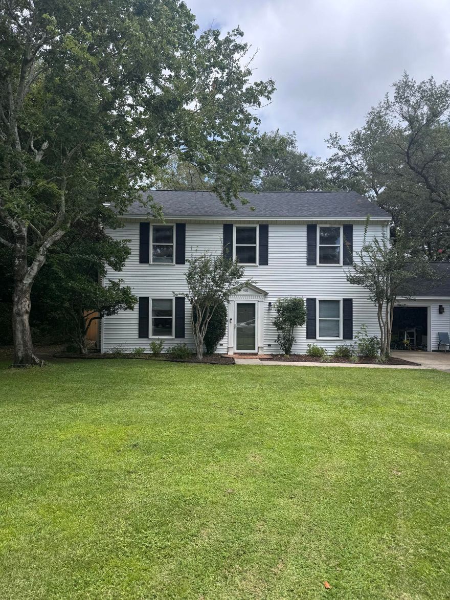 Welcome to this beautifully updated home in the sought-after Bluewater Bay community! This spacious residence offers three generously sized bedrooms upstairs, while the main level features a dedicated office, formal dining room, inviting living room, Florida room, and a convenient half bath. The large kitchen is a chef's delight with ample counter space, a double oven, and modern updates throughout. Recent improvements include bathroom remodels, interior paint, smart light switches for added convenience, and the removal of popcorn ceilings for a more modern finish. Step outside to enjoy the expansive privacy-fenced backyard--ideal for outdoor fun, gardening, or simply relaxing in your own private oasis.  Roof, HVAC and HWH updated in 2022. Assumable mortgage at 4.75% for VA eligible buyer.