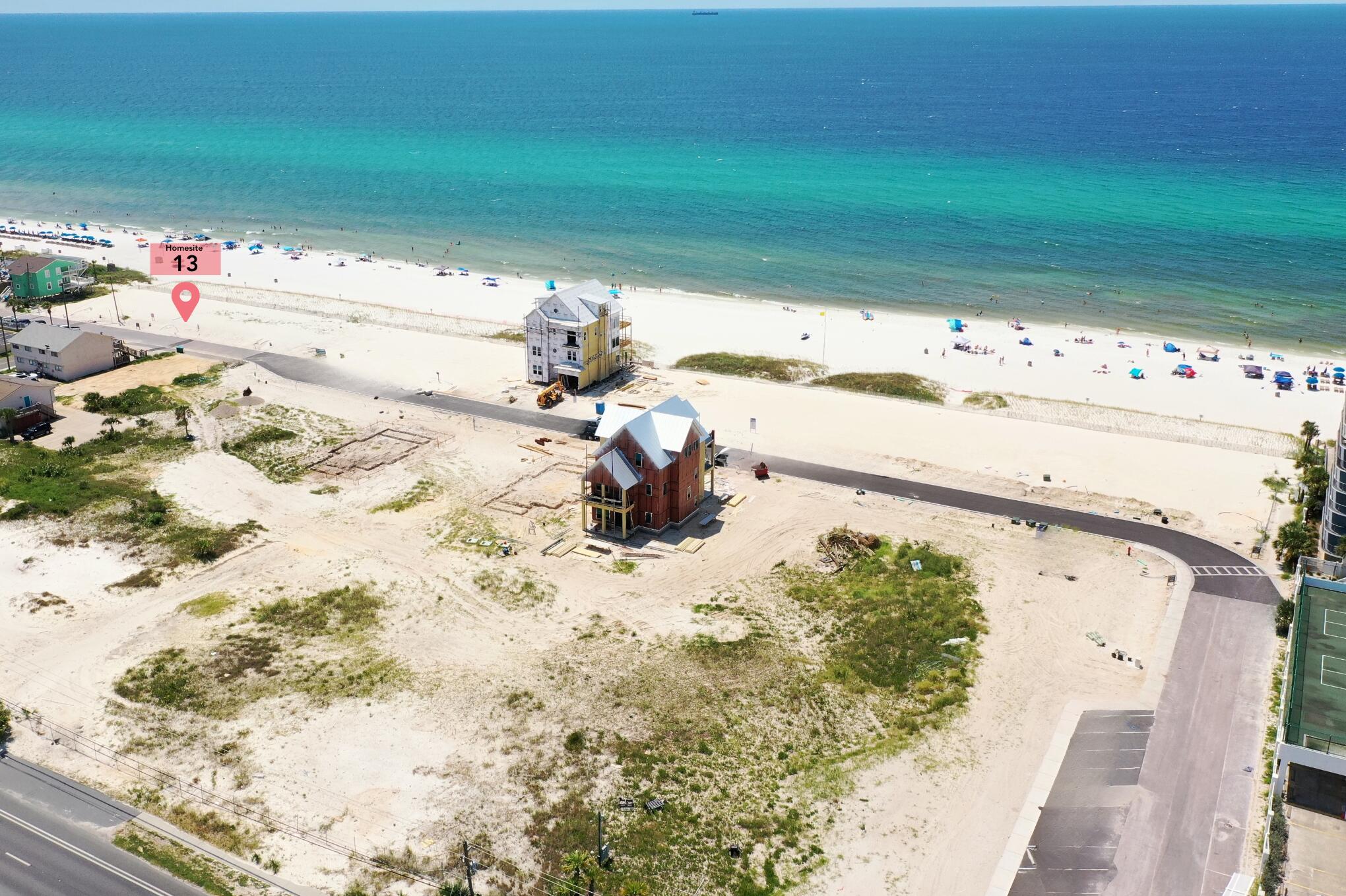 Emerging from the sugar white sands and idyllic turquoise hued waters of Panama City Beach resides the exclusive newly released Gulf front community of Hadley's Beach. Reigning on over four acres, the low density community encompasses a total of sixteen Gulf front homesites and ten first tier homesites. Homesite number thirteen boasts 54' of Gulf frontage taking full advantage of the views stretching down the coastline and the famed Emerald Coast sunsets which provide a new palate of mesmerizing hues to admire each and every night. Architectural harmony is established and promoted through the carefully curated covenants and restrictions coupled with the inception of the community architectural review board. Notable community infrastructure includes underground utilities, community lighting, and sidewalks throughout.
Coined as one of the top two beaches in all of America, St Andrews State Park abuts to Thomas Drive and offers over 1,200 acres of forests, sand dunes covered with sea oats, fresh and saltwater marshes, a lagoon swimming area, fishing jetties, hiking trails, and nearly two miles of beach.
The community of Hadley's Beach is geographically poised near all of the world class dining and entertainment venues the Emerald Coast has to offer including Thomas Drive, Pier Park, and Scenic Highway 30A. The prime location, masterfully designed site plan, and impressive rental potential create a compelling opportunity for investors and full-time residents alike. Inquire today to learn more and start envisioning the coastal lifestyle you deserve.
