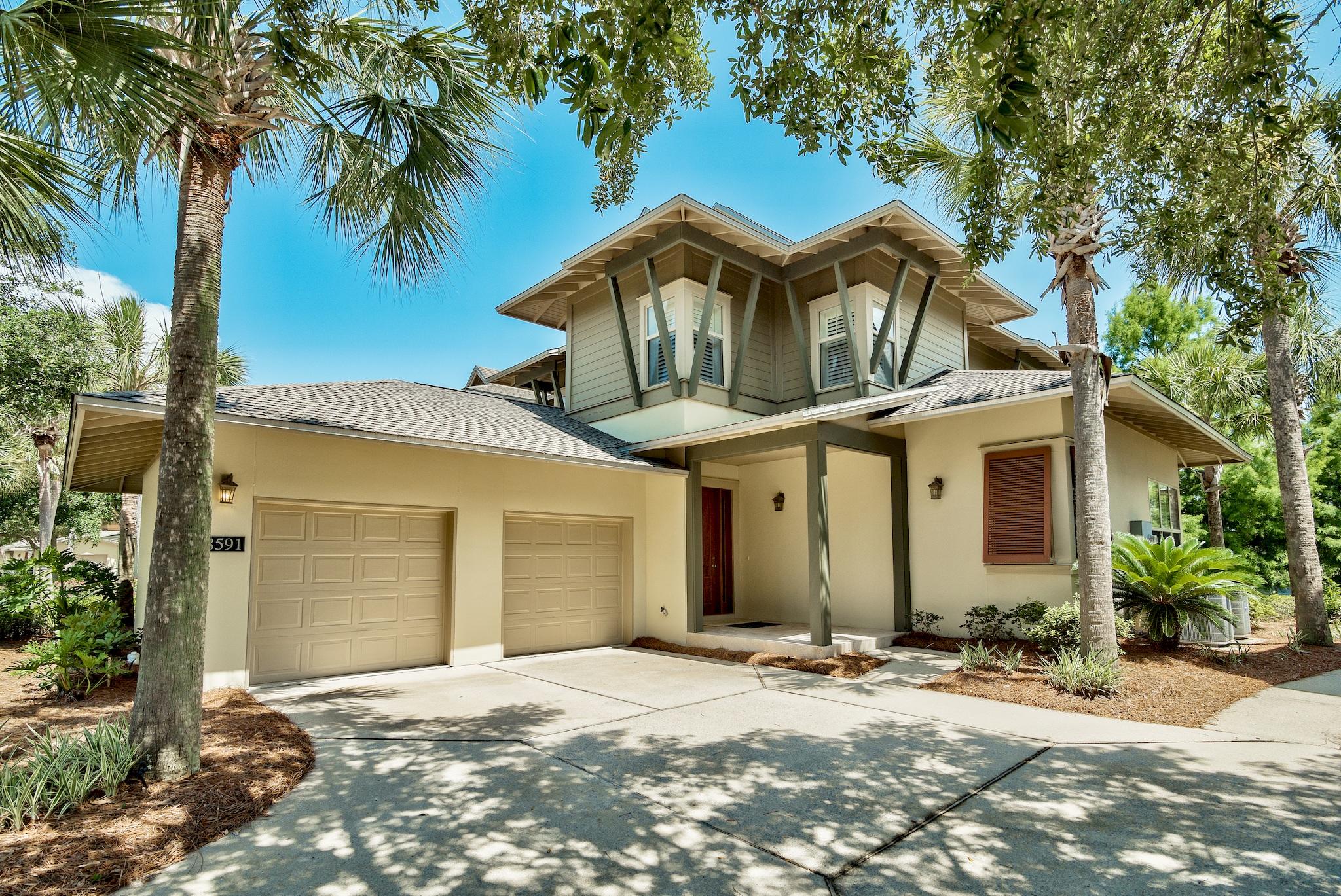 This MATICULOUSLY MAINTAINED, spacious 3 bedroom townhome features an open floor plan with CUSTOM FURNISHINGS and FINISHES throughout. Enter through the 8 foot MAHOGONY DOORS into a foyer with custom paint and 10 foot ceilings this level boasts an open floor plan and access to your covered and screened patio, perfect for morning coffee, watching the golfers go by and al fresco dining at sunset. There are two master suites, one on the 1st level and one upstairs; the 2nd floor also has an additional guest bedroom and ALL BEDROOMS have EN SUITE BATHROOMS; there's also a half bath on the 1st floor. Convenient 2nd floor laundry; there is laundry hook up available in the 1st floor master closet as well. The spacious