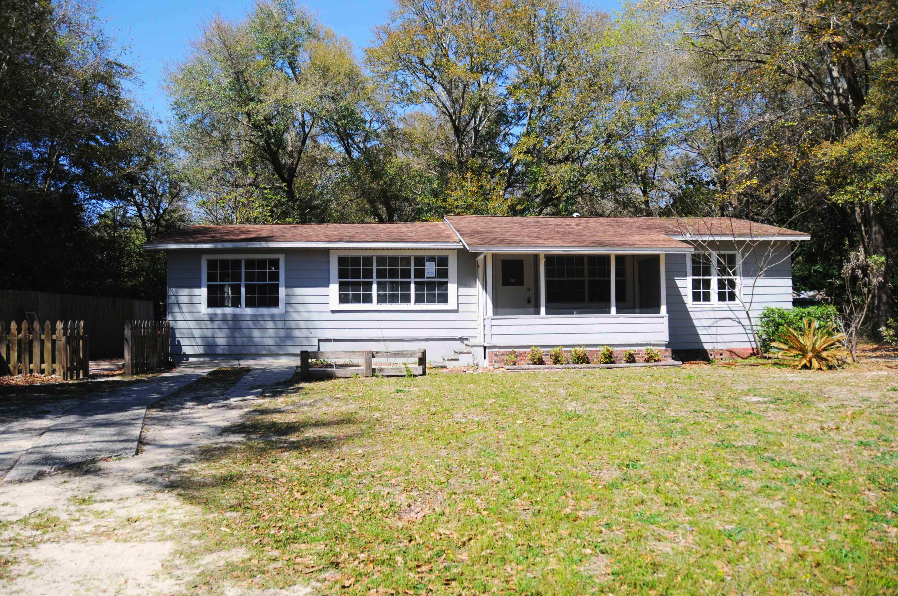 Ready to move in. This metal siding home has been completed renovated. If you are looking for a home with large lot and close to East Gate of Eglin AFB this is the home. Home has been remodeled from top to bottom with new kitchen cabinets, Appliances, glass tile backsplash and Granite Countertops. New interior paint throughout, lighting fixtures , new floating hardwood flooring through out and hardware, new cabinets and mirror in bath. Large fenced in backyard. Property is being sold in ''AS IS'' condition. Buyer to confirm dimensions & size. Listing agent has ownership interest in the property.