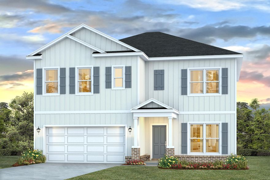 Welcome to 391 Holley Grove Lane in Holley Grove at Peach Creek in Santa Rosa Beach Florida. This home is under construction and features five bedrooms and three full bathrooms. As you enter this home, you will find a bright foyer with a study off the entryway and EVP flooring throughout the main level. The foyer leads to a large open concept design living space with kitchen that opens to the living and dining areas. The kitchen serves as the heart of this home and has a center island overlooking the living area. One of the exceptional features of this home is the main level guest bedroom and a full bath as well as an additional living area on the second level. The spacious main level living and dining areas afford plenty of space for family or guests to visit comfortably.