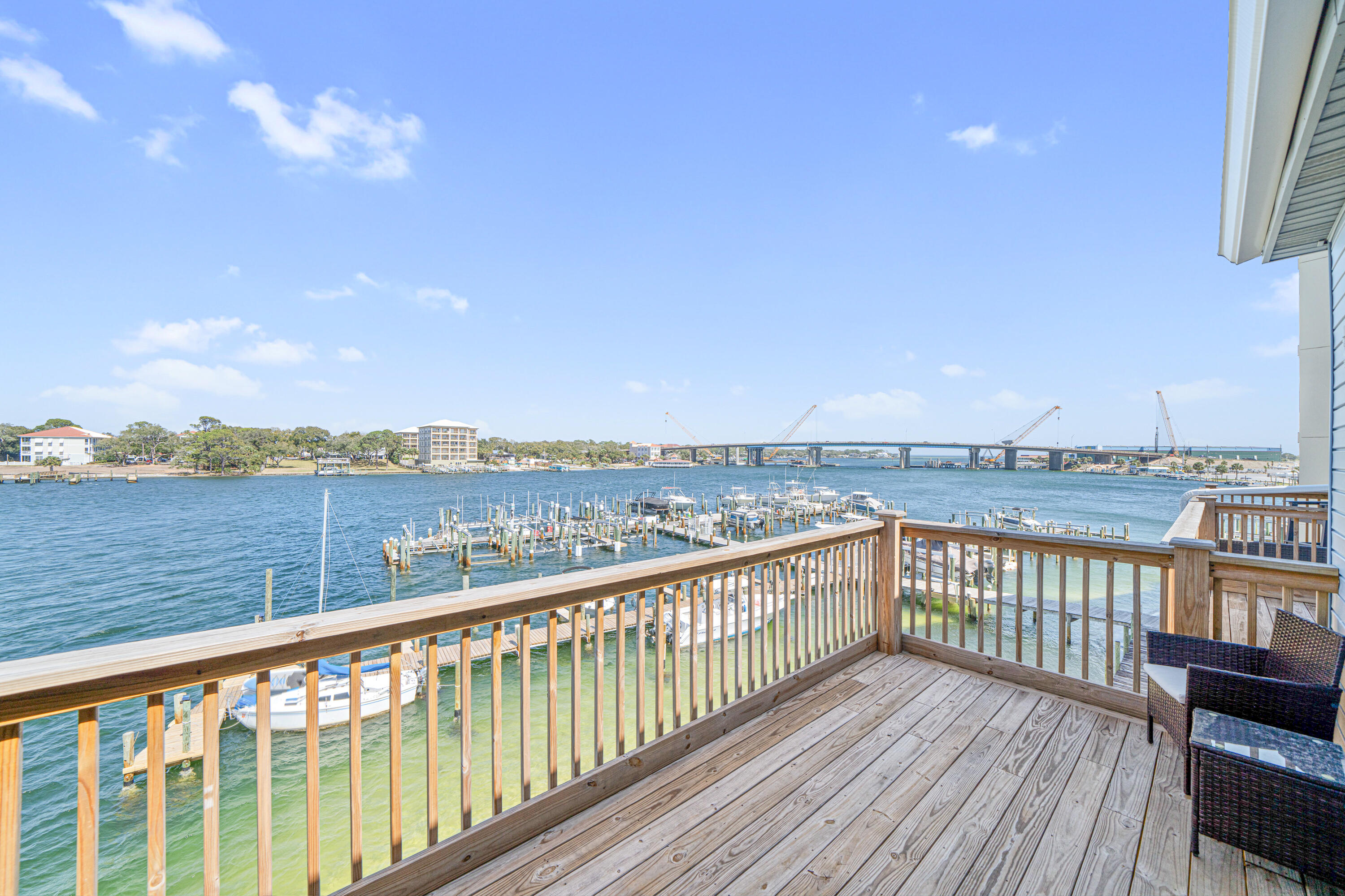 65k in gross rents for 2024! Welcome to Commodores Landing! This beautiful waterfront condo with expansive views is sure to impress. Whether looking for a primary residence, second home, or an established vacation rental, you don't want to miss this one. From the moment you walk in the front door, the updated home interior and water views are exceptional. With ample living and common space on the first floor its perfect for relaxing or entertaining while having access to a main level balcony overlooking the waterway. Upstairs you will find two bedrooms, one of them being a luxurious master with an additional balcony and even better views. The third floor bunk room allows this large condo to accommodate everyone while also giving the feeling of privacy to each room. With a solid rental history and projections, reach for a showing today! This one won't last.